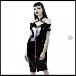 Killstar Lost Souls PVC Dress • NWOT